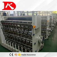 Machine à filer à anneaux Kingkangda avec PLC et composants de moteur, production automatique de fil bouclé haute capacité