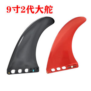 Aileron de surf pour planche de SUP de 9 pouces, 2e génération, avec gouvernail de régulation d'équilibre à écoulement d'eau, sans vis - Product Image 5