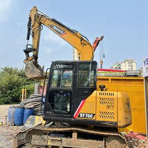 Excavatrice d'occasion Sany Sy75c, marque originale, deuxième main, prix fabricant en promotion - Product Image 1