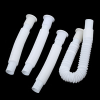 Tuyau de salon flexible en PVC Lavabo de salle de bain en PVC avec tuyau d'évacuation pour usage domestique et professionnel