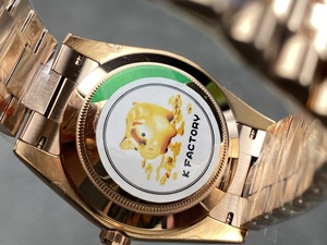 Luxury Super Quality Mechanical Watch 40mm KF Factory 904l Steel 2836 Movement 228235 <b>Weight</b> 215g Rose Gold Diamond Watch - Product Image 5