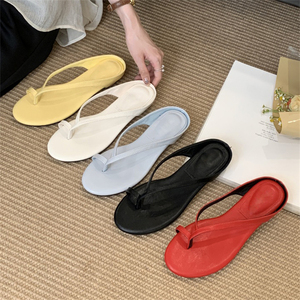 Nouvelles sandales de plage décontractées pour femmes à bout ouvert, collection été 2025, tongs à talon bas avec semelle extérieure en TPU, respirantes, souples et confortables - Product Image 3
