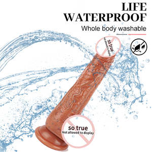 Offre Spéciale <span class=keywords><strong>16cm</strong></span> insérable réaliste gode en Silicone liquide Extra Girthy pénis réaliste avec ventouse pour femmes jouets sexuels pour adultes - Product Image 5