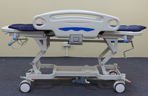 SUNCARE Camilla Plegable Hidráulica para Pacientes, Cama de Emergencia Médica con Tablero de Columna Vertebral