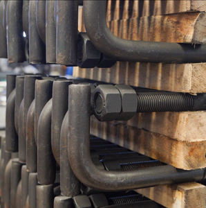 Boulon d'ancrage en acier au carbone de longueur personnalisée Finition zinguée pour la construction industrielle Exigences spéciales - Product Image 4