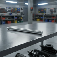 M24 Galvanized Threaded Rod 1m Steel Material with Black Zinc Finish Metric Measurement System