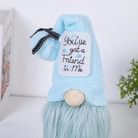 Meilleures ventes : Poupée sans visage en tricot doux pour enfant, Gnome créatif debout pour décoration de bureau, Gnome du Festival de l'Océan