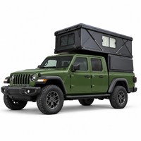 Hiperlion – Auvent de camping pour camionnette 8 pieds de long, panneau sandwich isolé en fibre de verre, coque en aluminium, profil bas, étanche, taille standard