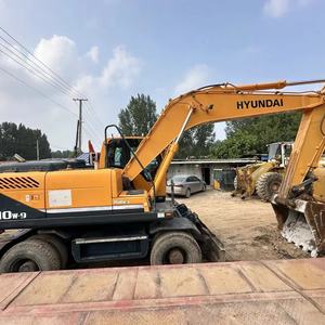 Excavatrice d'occasion HYUNDAI 210w-9 90% neuve Excavatrice hydraulique sur roues Hyundai en bon état Prix bas à vendre - Product Image 2
