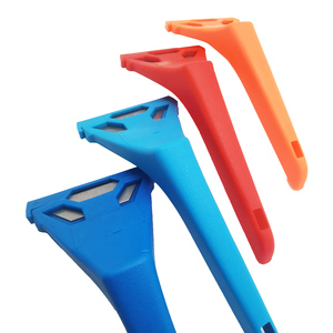 Rx38199 làm sạch màu Đỏ <span class=keywords><strong>scraper</strong></span> cửa sổ kính kẹo cao su KEO STICKER REMOVER nhựa xử lý lưỡi thép - Product Image 5