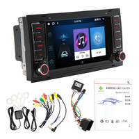 Sistema multimedia para coche con pantalla IPS, CarPlay inalámbrico, Android Auto, WiFi, pantalla táctil Touareg de 7 pulgadas, estéreo para coche Android VW