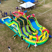 Parcours d'obstacles aquatiques gonflables pour adultes à louer pour les fêtes