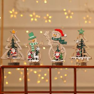 Décoration de Noël en bois personnalisée pour l'intérieur, cadeaux, centre de table, décoration d'arbre de Noël en bois - Product Image 4
