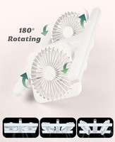 Ventilateur double H-Style avec lumière 180 °   Ventilateur de plafond avec ampoule LED à variateur d'intensité et télécommande, douille rotative E27, pour la maison, le bureau et les entreprises