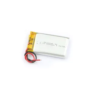 उच्च दर 3.7v उच्च दर 5c लाइपो बैटरी 410mah 502339 आकार लिथियम बहुलक बैटरी के साथ पीसीबी