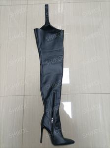 שיקול mf4180 ירך מגפי עור גבוה עם חגורה נשים מעל הברך מגפיים נשים נעליים עקבים גבוהים נשים אופנה - Product Image 3