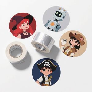 Customized Printing Product Packaging Self-adhesive Label <b>Stickers</b> Waterproof Vinyl <b>logo</b> <b>Stickers</b> Roll - Product Image 3