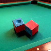 Craie pour queue de billard 9 pièces/boîte Fabriquée à la main en Finlande