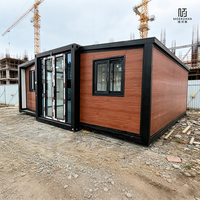 Maison conteneur pliable à construction rapide, cabane mobile portable pour le camping et les centres de villégiature en plein air