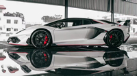 Kit carrosserie pour Lamborghini Avantador LP700 2017-2020, transformation en style SVJ 2024 avec phares LED et capot en aluminium