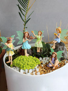 Benutzer definierte Mini <span class=keywords><strong>Butterfly</strong></span> Fairy Sets Mini Fairy für Garten zubehör Miniatur Fairy Garden Supplies für Garten Ornament Dekor - Product Image 3
