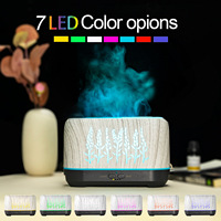 Diffuseur d'arôme ultrasonique de lumière de flamme colorée 200ml Portable brume fraîche lumière LED télécommande hôtel usage domestique CE RoHS