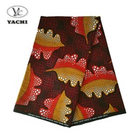 Telas Africanas de Alta Calidad YACHITEX, Estampados de Cera Java, Tela Africana con Estampado de Cera para Blusas de Mujer