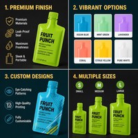 Lotion imprimée estampillée or personnalisée cosmétique 3 côtés sac plat thermoscellable 1ml 2ml 5ml échantillon de sachet d'huile essentielle emballage