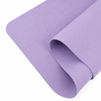 Tapete de Yoga TPE de un Solo Color, Directo de Fábrica Yugaland, con Logotipo Personalizado, Antideslizante, para Pilates, Venta al Por Mayor