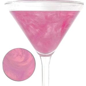 Paillettes de titane comestibles conformes à la FDA, multicolores, taille des particules 10-60 µm, pigment inorganique, marque INTENSE pour boissons et cocktails, 1 kg - Product Image 1
