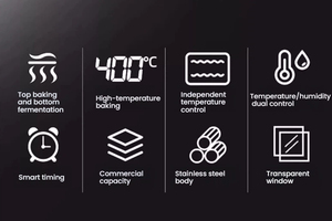 Forno Commerciale 2-in-1 VOKA e Box <span class=keywords><strong>di</strong></span> Fermentazione Elettrico/a Gas in Acciaio Inox per <span class=keywords><strong>Ristoranti</strong></span>, Nuovo <span class=keywords><strong>con</strong></span> 1 Anno <span class=keywords><strong>di</strong></span> Garanzia - Product Image 5