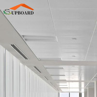 Carrelage suspendu de plafond suspendu en métal, Faux fer blanc, 30x60