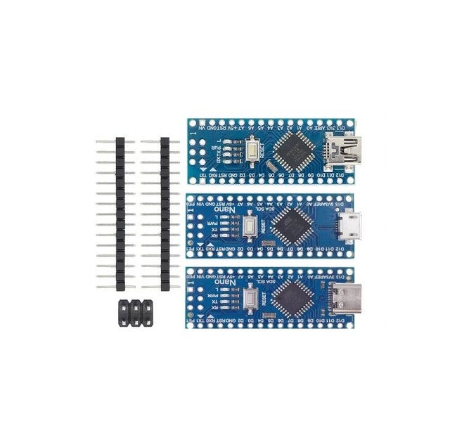USB Micro Nano V3.0 ATmega328P CH340 5V 16M Module Controller Board Mini Type-C & Micro BOM Supported Electronic Components