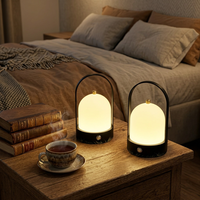Lampe de table d'ambiance de style nordique inspirée d'Instagram, petite, pour salon, coin canapé, chevet, avec interrupteur tactile, portable, en PE, pour bureau