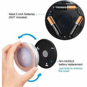Sensor de <span class=keywords><strong>movimiento</strong></span> interior Led debajo del armario Lámpara Luces de gabinete Estante <span class=keywords><strong>Luz</strong></span> de pared Armario Luces nocturnas - Product Image 6