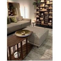 Meubles de chambre à coucher modernes de luxe en bois massif et cuir italiens avec couleur personnalisée pour appartement, hôtel, salle à manger