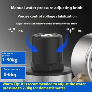 Hot Sale Adjustable Manual <strong>Water</strong> Pressure Regulator with <strong>Gauge</strong> Pilot Structure Brass Pressure Reducing Valve - Product Image 4
