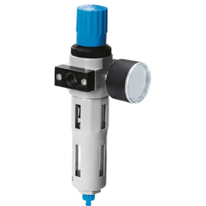 LFR-1/4-D-MINI ตัวกรองลมแบบนิวแมติกพร้อมเกจวัด ชุดประกอบเครื่องอัดอากาศขนาดเล็กสำหรับเครื่องมืออุตสาหกรรม - Product Image 1