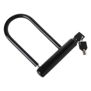 Universel vélo <span class=keywords><strong>U</strong></span> Lock vtt vélo moto cyclisme Scooter sécurité <span class=keywords><strong>antivol</strong></span> chaîne en acier avec 2 clés accessoires de conduite - Product Image 1