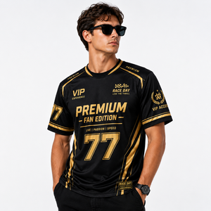 Jersey de Carreras Premium para Hombre, Personalizado con Número de Equipo VIP, Sublimación Completa, Ropa Deportiva de Manga Corta para Eventos de Carreras - Product Image 2