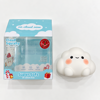 Nouveau jouet anti-stress en TPR en forme de nuage, ultra-doux, à rebond lent, au design créatif et esthétique
