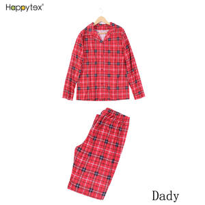 Pas cher prix <span class=keywords><strong>famille</strong></span> correspondant noël PJs impression Plaid respirant thermique Polyester manches longues 2025 cadeau hommes femmes enfants bébé - Product Image 5