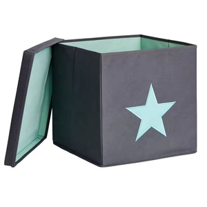 Có Thể Gập Lại Oxford Lưu Trữ Hộp Xử Lý Trẻ Em Đồ Chơi Xe Hơi Lưu Trữ Phim Hoạt Hình Thoáng Khí Vải Tổ Chức Trẻ Em Phòng Đồ Chơi Lưu Trữ Hộp - Product Image 4