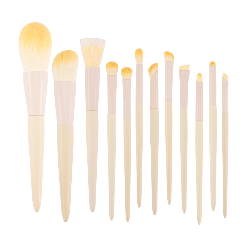 Ensemble de pinceaux de maquillage beige 3