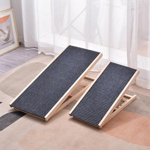Haustiertreppe für Hohe Betten Faltbare Holz-Hundetreppe Nutzbar für Auto <span class=keywords><strong>Extra</strong></span> Breite Hunderampe Hundetreppe Haustierzubehör - Product Image 1