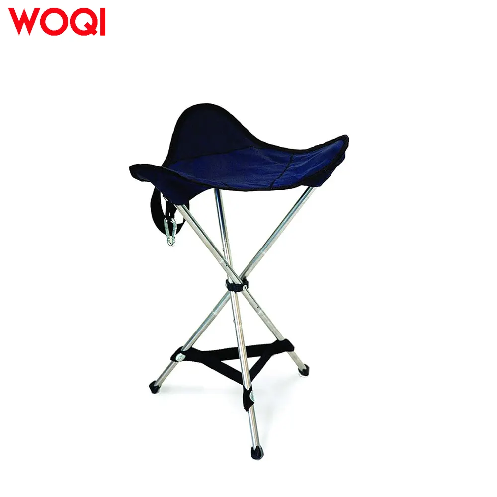 WOQI New Folding Tripod Bench Camping Bench Portable Outdoor Camping and Fishing Bench