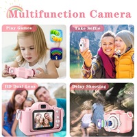 Kamera Mini anak-anak, kamera mainan anak layar Hd 1080p, kamera Video, hadiah ulang tahun, kamera Digital untuk anak-anak