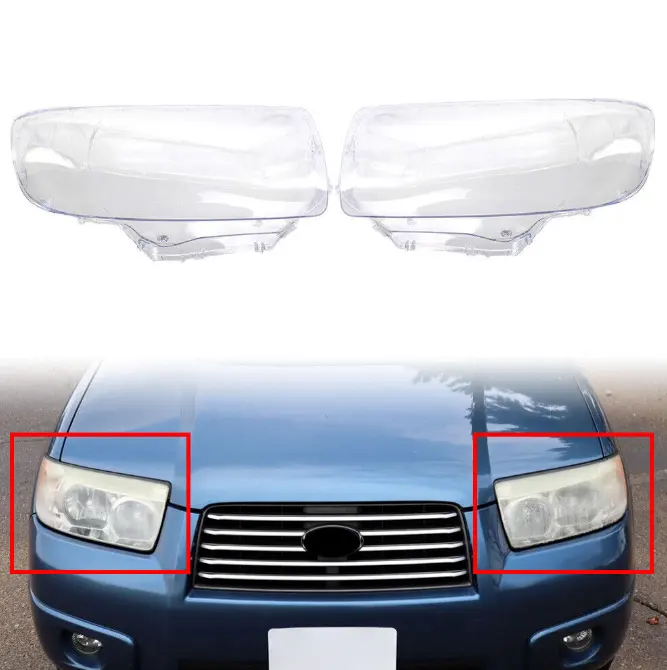 For Subaru XV Outback Forester IMPREZA Headlight Lens Cover Head Lamp Glass Cover Headlamp Cover