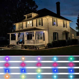Lumières de Noël extérieures permanentes Misrabbit RGBW IP68 étanches, type méduse, pour façade de bâtiment - Product Image 6