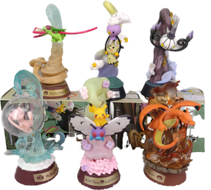 Ailu sevimli yeniden ment pokeminiature minyatür rakamlar 6-Packs salıncak Vignette koleksiyonu animasyon kaynağı tam Set hayvan figürleri - Product Image 1